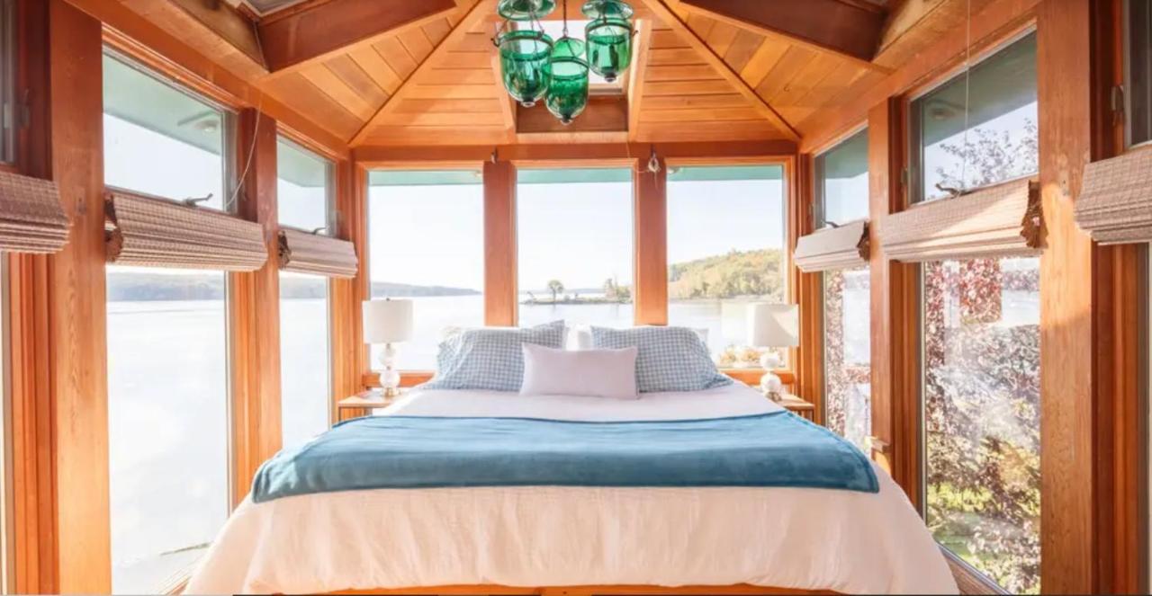 Hudson Riverfront Home Catskill Exterior foto
