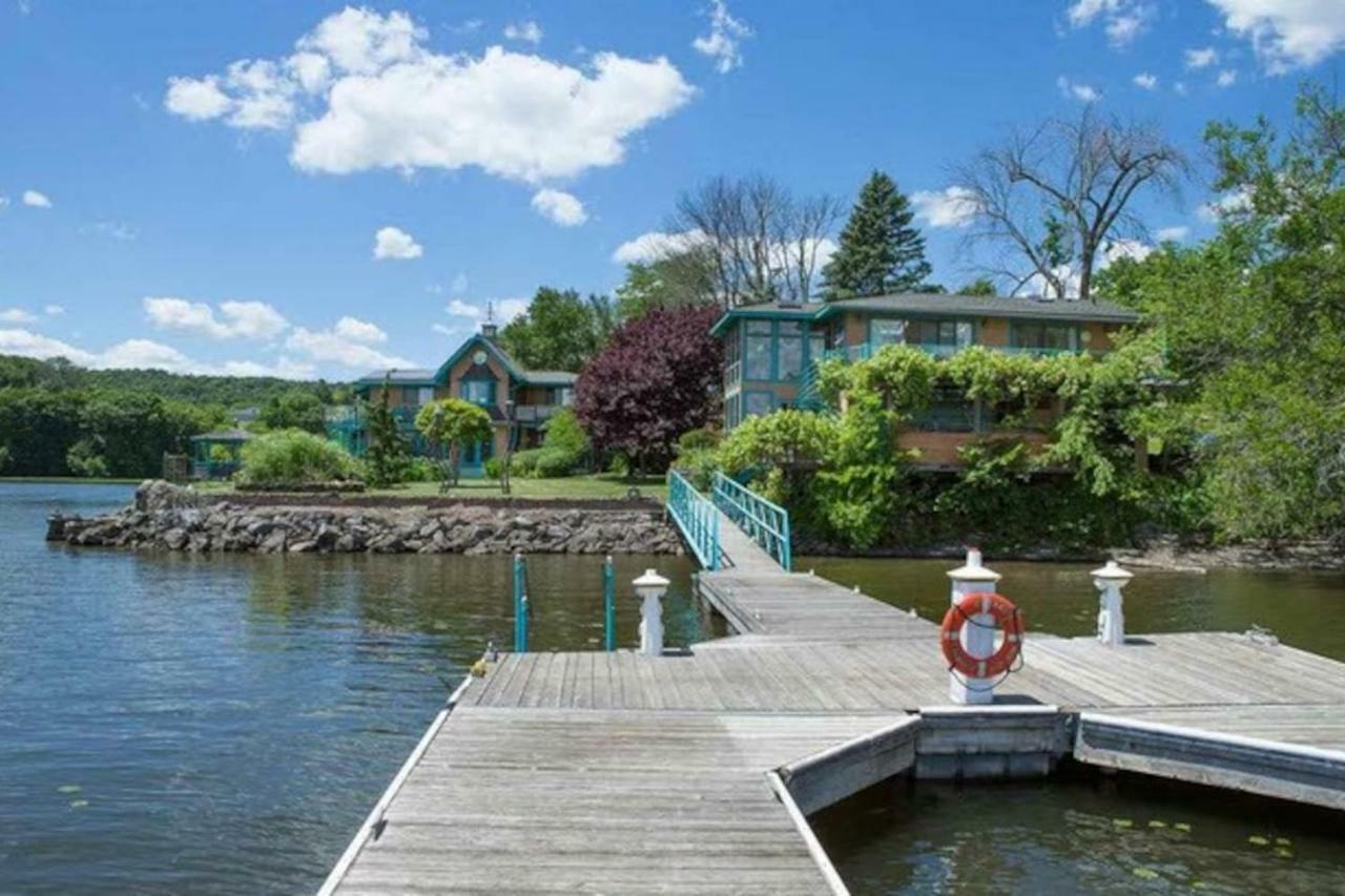 Hudson Riverfront Home Catskill Exterior foto