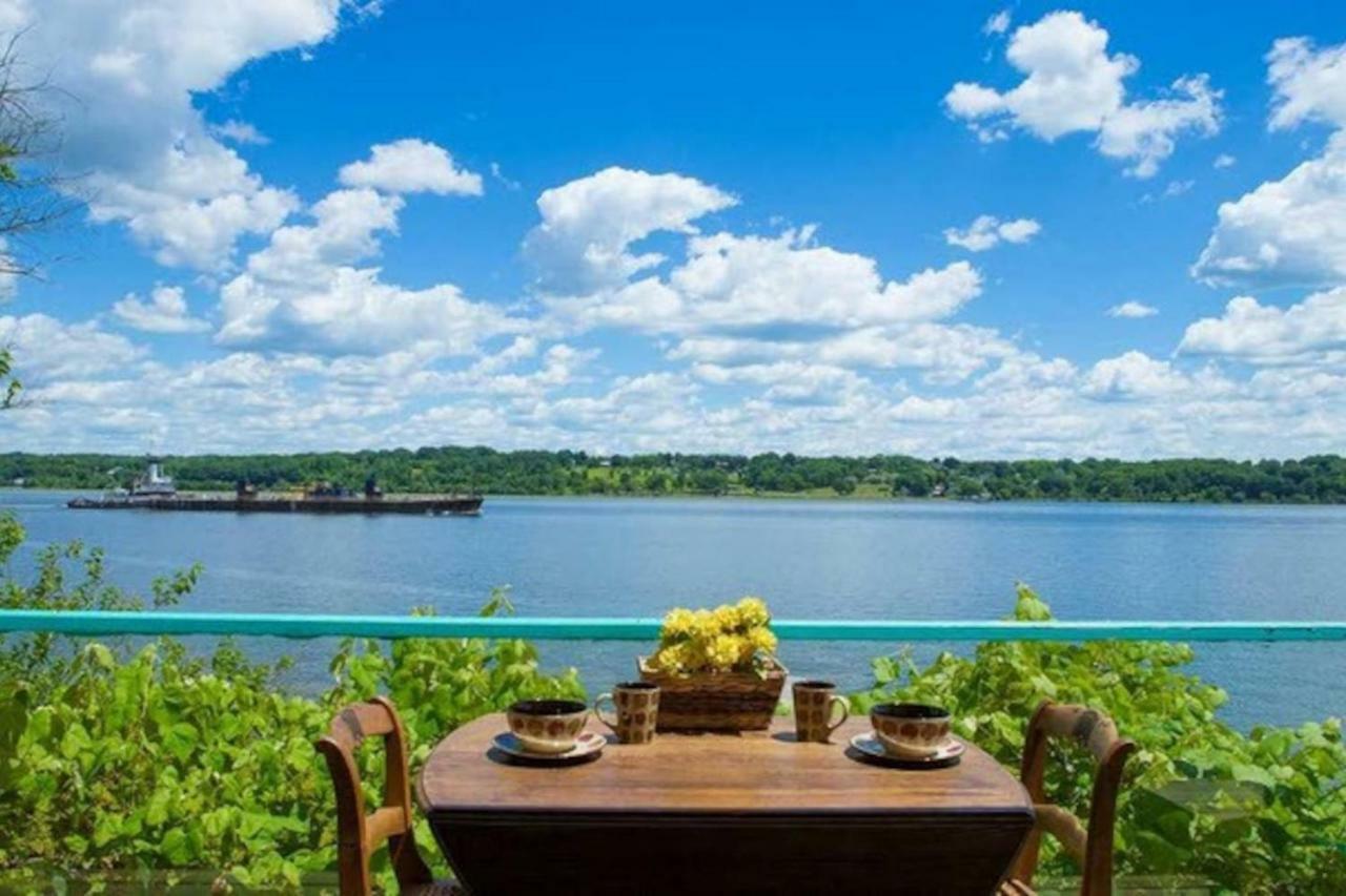 Hudson Riverfront Home Catskill Exterior foto
